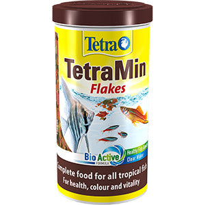 TetraMin Floating Complete Tropical Fish Food Flakes Tropical Aquarium 200g
