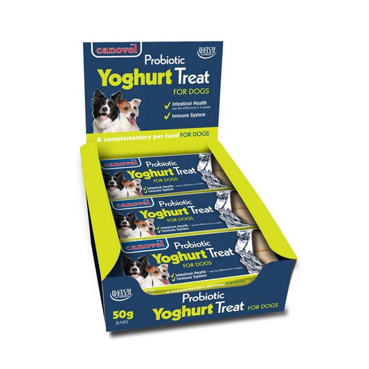 Canovel Probiotic Yoghurt Treat bar For Dogs 50g