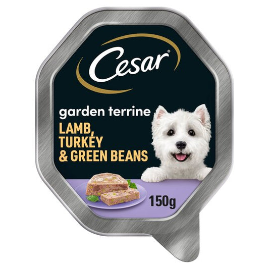 Cesar Garden Terrine Lamb & Turkey Green Beans 150g