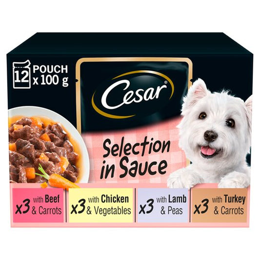 Cesar Selection In Sauce 12x100g