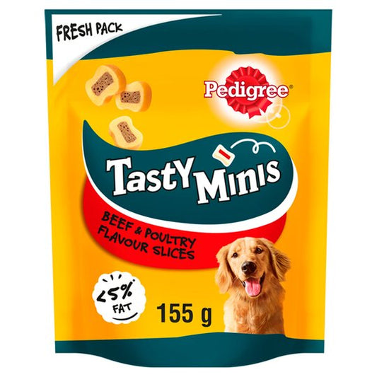 Pedigree Chewy Tasty Minis Dog Treats 155g
