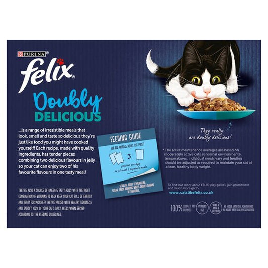 Felix As Good As It Looks Cat Food Doubly Delicious Fish 12X100g