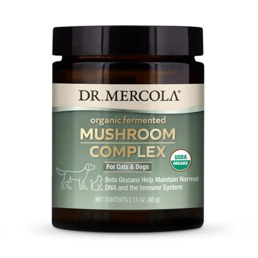 Dr Mercola Organic Fermented Mushroom Complex for Pets 60g
