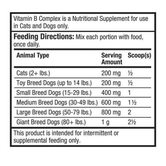 Dr Mercola Vitamin B Complex for Cats and Dogs (24g)