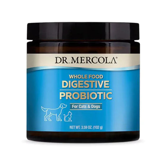 Dr Mercola Whole Food Digestive Probiotic for Cats and Dogs (102g)